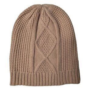 Knit Hat Blush Pink Winter Thin Lightweight Fall 9 Inches Wide